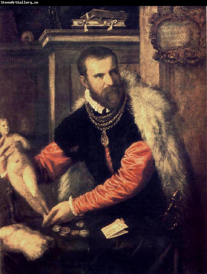 TIZIANO Vecellio Portrait of Jacopo Strada wa r